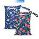 EezKoala Mini-Nasstasche für Baby-Stoffwindeltasche für Menstruationsbinden 18 x 25 cm, Reißverschluss, wasserdicht, wiederverwendbar und waschbar