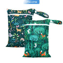 EezKoala Mini-Nasstasche für Baby-Stoffwindeltasche für Menstruationsbinden 18 x 25 cm, Reißverschluss, wasserdicht, wiederverwendbar und waschbar