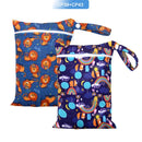 EezKoala Mini-Nasstasche für Baby-Stoffwindeltasche für Menstruationsbinden 18 x 25 cm, Reißverschluss, wasserdicht, wiederverwendbar und waschbar