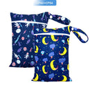 EezKoala Mini-Nasstasche für Baby-Stoffwindeltasche für Menstruationsbinden 18 x 25 cm, Reißverschluss, wasserdicht, wiederverwendbar und waschbar