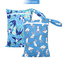 EezKoala Mini-Nasstasche für Baby-Stoffwindeltasche für Menstruationsbinden 18 x 25 cm, Reißverschluss, wasserdicht, wiederverwendbar und waschbar