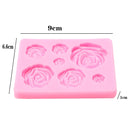 3D Diamant Liebe Herz Silikon Backform DIY Schmetterling Ahornblatt Blüte Rose Schokolade Fondant Kuchen Handwerk Dekorieren Werkzeug