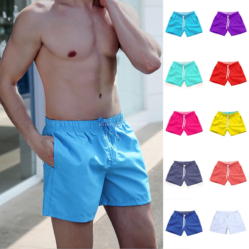 Bañadores de natación para hombre, pantalones cortos de verano, Bermudas informales, pantalones cortos blancos y negros para hombre, ropa clásica, pantalones cortos de playa para hombre