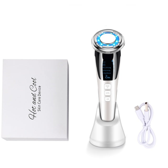 7in1 RF&amp;EMS Radio Mesotherapy Electroporation lifting Beauty LED Photon Face Skin Rejuvenation Remover Wrinkle Radio Frequency