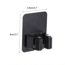 Edelstahl-Mopphaken, an der Wand befestigt, Mopp-Organizer, Lagerregal, Bürste, Besen, Aufhänger, Küche, Badezimmer, zum Aufhängen von Mopps, Halter-Clips