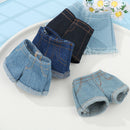 Multi Style Denim 11,5 "Jeans Bottoms Shorts für Puppenkleidung Outfits Kurze Hosen für Blythe 1/6 Puppenzubehör