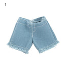 Multi Style Denim 11,5 "Jeans Bottoms Shorts für Puppenkleidung Outfits Kurze Hosen für Blythe 1/6 Puppenzubehör