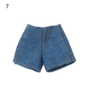 Multi Style Denim 11,5 "Jeans Bottoms Shorts für Puppenkleidung Outfits Kurze Hosen für Blythe 1/6 Puppenzubehör