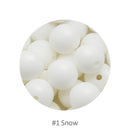 Cute-Idea 20 Stücke Silikon Runde Perlen 9 MM Baby Zahnen Kauperlen DIY Baby Nagetier Schnullerkette Spielzeug Zubehör Babyartikel