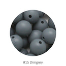 Cute-Idea 20 Stücke Silikon Runde Perlen 9 MM Baby Zahnen Kauperlen DIY Baby Nagetier Schnullerkette Spielzeug Zubehör Babyartikel