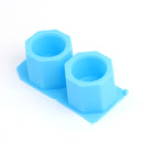 DIY runder geometrischer polygonaler Silikon-Blumentopf-Form-Keramik-Ton-Handwerks-Form-Epoxidharz-Beton-Formen-Kerzen-Topf-Form