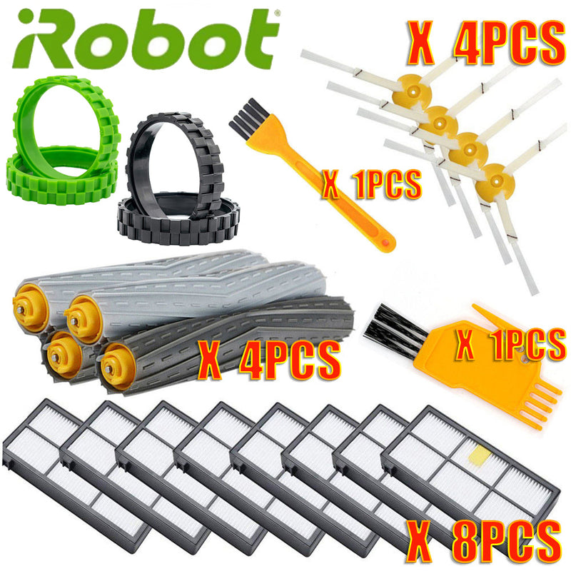 Für IRobot Roomba Parts Kit Serie 800 860 865 866 870 871 880 885 886 890 900 960 966 980 – Bürsten und Filter