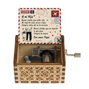 Spieluhr mit Holzschnitzerei und Farbdruck für schöne Ehefrau, Tochter/Sohn, Weihnachtsgeschenk, Weihnachtsgeschenk, You Are My Sunshine Music