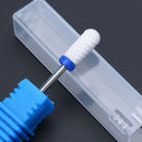 Keramikfräser Maniküre Nagelbohrer Elektrische Nagelfeilen Rosa Blau Schleifbits Mühlenschneider Grat Zubehör