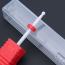 Keramikfräser Maniküre Nagelbohrer Elektrische Nagelfeilen Rosa Blau Schleifbits Mühlenschneider Grat Zubehör