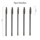SHIDISAHNGPIN Neue Einweg 5/50 Stücke Kristall Wimpern Make-Up Pinsel Diamant Griff Mascara Zauberstäbe Wimpernverlängerung Make-Up Werkzeug