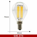 2 Stück E27 E14 Retro Edison LED Glühlampe Lampe AC220V Glühbirne C35 G45 A60 ST64 G80 G95 G125 Glasbirne Vintage Kerzenlicht