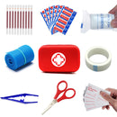 Tragbare Notfalltasche Erste-Hilfe-Aufbewahrungsbox für den Haushalt im Freien Reisen Campingausrüstung Medizin Survival Kit