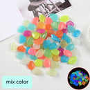 10/20/30 Stück Leuchtstein Gehweg Steingarten Terrasse Rasen Garten Hof Steindekoration Gartenhandwerk Leuchtendes Kopfsteinpflaster Dekor