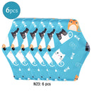 Wiederverwendbare Menstruationseinlagen 6 Stück Frauen Waschbare Damenbinde Pad Baumwolle Bambuskohle Gesundheit Waschbare Menstruationseinlage