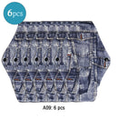 Wiederverwendbare Menstruationseinlagen 6 Stück Frauen Waschbare Damenbinde Pad Baumwolle Bambuskohle Gesundheit Waschbare Menstruationseinlage