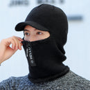 Korallen-Fleece-Winter-Frauen-Strickmützen fügen Pelz-warme Winter-Mützen für Frauen mit Reißverschluss hinzu Halten Gesicht wärmer Balaclava-Pompons-Kappe