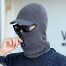 Korallen-Fleece-Winter-Frauen-Strickmützen fügen Pelz-warme Winter-Mützen für Frauen mit Reißverschluss hinzu Halten Gesicht wärmer Balaclava-Pompons-Kappe