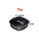 Air Fryer Accessories Square Non-stick Cake Pizza Mould Baking Pan Oven 6/7/9in Home Kitchen Bar Induction Cooker Cooking Tools