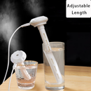 Mini humidificador de aire ultrasónico USB, lámpara LED, difusor de aceite esencial USB, purificador de coche, fabricante de niebla de aniones aromáticos con luz romántica