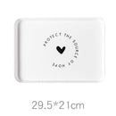 Exquisites nordisches kreatives multifunktionales rechteckiges Kunststoff-Serviertablett Küchen-Organizer Home Kitchen Obst-Dessert-Tablett