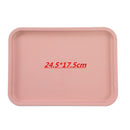 Exquisites nordisches kreatives multifunktionales rechteckiges Kunststoff-Serviertablett Küchen-Organizer Home Kitchen Obst-Dessert-Tablett