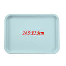 Exquisites nordisches kreatives multifunktionales rechteckiges Kunststoff-Serviertablett Küchen-Organizer Home Kitchen Obst-Dessert-Tablett