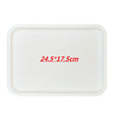 Exquisites nordisches kreatives multifunktionales rechteckiges Kunststoff-Serviertablett Küchen-Organizer Home Kitchen Obst-Dessert-Tablett