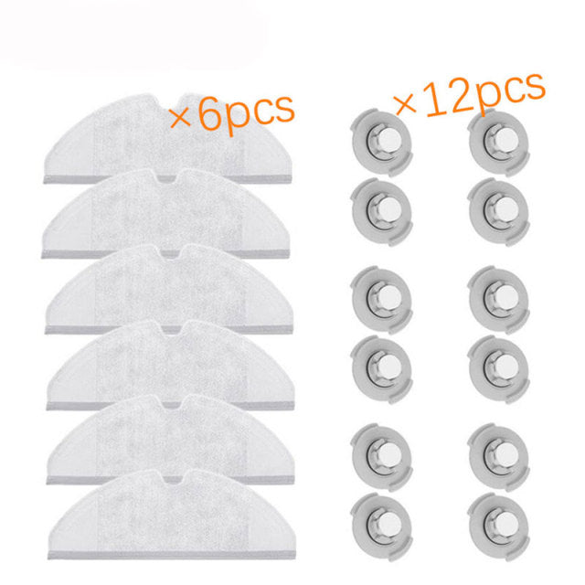 Mopping cloths main brush HEPA filter side brush for Xiaomi Roborock S6 S5 MAX S60 S65 S5 S50 E25 E35 vacuum parts accessories