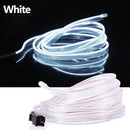 1m/2m/3m/5m Neon LED Car Interior Lighting Strips Auto LED Strip Garland EL Wire Rope Car Decoration lamp Flexible Tube
