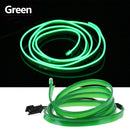 1m/2m/3m/5m Neon LED Car Interior Lighting Strips Auto LED Strip Garland EL Wire Rope Car Decoration lamp Flexible Tube