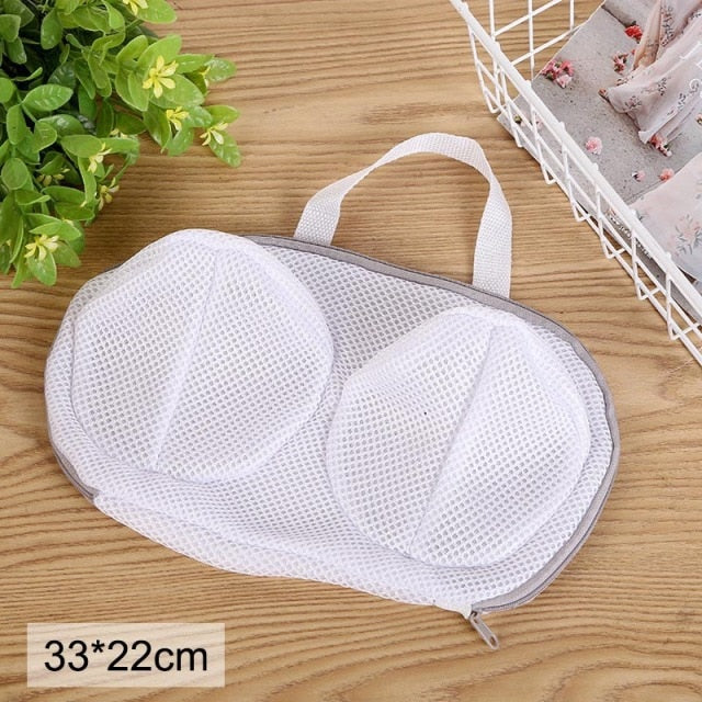 Machine-wash Special Home Use Polyester Anti-deformation Bra Mesh Bags Laundry Brassiere Bag Cleaning Underwear