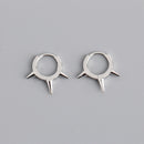 WANTME Echt 100% 925 Sterling Silber Punk Hip-Hop Gliederkette Gothic Ohrstecker für Mode Damen Schmuck Accessoires 2022