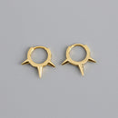 WANTME Echt 100% 925 Sterling Silber Punk Hip-Hop Gliederkette Gothic Ohrstecker für Mode Damen Schmuck Accessoires 2022