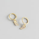 WANTME Echt 100% 925 Sterling Silber Punk Hip-Hop Gliederkette Gothic Ohrstecker für Mode Damen Schmuck Accessoires 2022