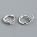 WANTME Echt 100% 925 Sterling Silber Punk Hip-Hop Gliederkette Gothic Ohrstecker für Mode Damen Schmuck Accessoires 2022