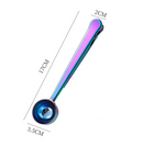 Zwei-in-Eins-Edelstahl-Kaffeelöffel-Dichtungsclip Küche Gold Zubehör Empfänger Cafe Expresso Cucharilla Dekoration