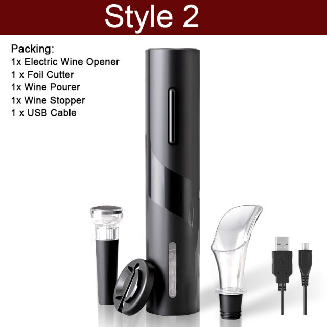 Electric Wine Openers for Beer Automatic Beer Bottle Openers Corkscrew Wine Beer Soda Cap Opener Kitchen Accessories
