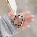 Funda protectora de pantalla para Apple Watch Series 7 6 SE 5 4 3 44mm 40mm 45mm iwatch 42mm 38mm vidrio + cubierta Apple Watch Accesorios