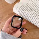 Funda protectora de pantalla para Apple Watch Series 7 6 SE 5 4 3 44mm 40mm 45mm iwatch 42mm 38mm vidrio + cubierta Apple Watch Accesorios