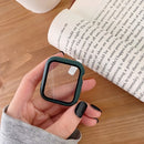 Funda protectora de pantalla para Apple Watch Series 7 6 SE 5 4 3 44mm 40mm 45mm iwatch 42mm 38mm vidrio + cubierta Apple Watch Accesorios