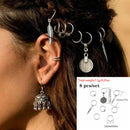 5 teile/paket Verschiedene 49 Stile Charms Haargeflecht Dread Dreadlock Perlen Clips Manschetten Ringe Schmuck Dreadlock Verschlüsse Zubehör