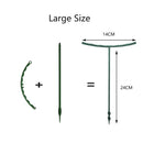 Soporte de plástico para plantas de 2/4/6 piezas, soporte de pila para flores, arreglo de invernadero, soporte de varilla, herramienta para bonsái de jardín, invernadero