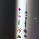 Crystal Star Hexagon Diamond Prisms Hanging Rainbow Chaser Beleuchtungszubehör für Fenstervorhänge Anhänger Home Garden Decor