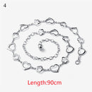 105 cm Bund Hosen Klassische Taille Kette Liebe Herz Hohl Gürtel Für Frauen Hip Hop Stil Mode Feine Taille Gürtel 2020 Trendy